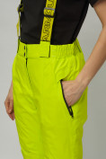 Купить Горнолыжный костюм женский салатового цвета 02201Sl, фото 31