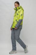 Купить Горнолыжный костюм женский салатового цвета 02216Sl, фото 4