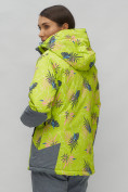 Купить Горнолыжный костюм женский салатового цвета 02216Sl, фото 7