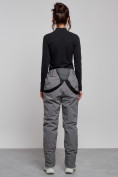 Купить Горнолыжный костюм женский зимний серого цвета 022302Sr, фото 14