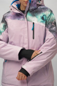 Купить Горнолыжный костюм женский большого размера фиолетового цвета 02263F, фото 12