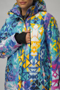 Купить Горнолыжный костюм женский большого размера разноцветного цвета 02270Rz, фото 14