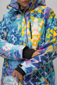 Купить Горнолыжный костюм женский большого размера разноцветного цвета 02270Rz, фото 16