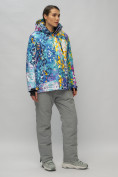 Купить Горнолыжный костюм женский большого размера разноцветного цвета 02270Rz, фото 3