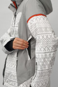 Купить Горнолыжный костюм женский большого размера белого цвета 02272-1Bl, фото 14
