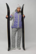 Купить Горнолыжный костюм женский большого размера фиолетового цвета 02272-1F, фото 2