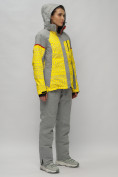Купить Горнолыжный костюм женский большого размера желтого цвета 02272-1J, фото 8