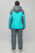 Купить Горнолыжный костюм женский большого размера бирюзового цвета 02272-3Br, фото 4