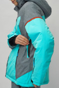 Купить Горнолыжный костюм женский большого размера бирюзового цвета 02272-3Br, фото 9