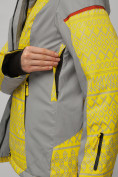 Купить Горнолыжный костюм женский желтого цвета 02272J, фото 18