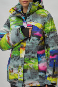 Купить Горнолыжный костюм женский большого размера разноцветный 02278Rz, фото 11