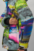 Купить Горнолыжный костюм женский большого размера разноцветный 02278Rz, фото 12
