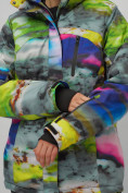 Купить Горнолыжный костюм женский большого размера разноцветный 02278Rz, фото 13