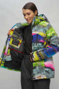 Купить Горнолыжный костюм женский большого размера разноцветный 02278Rz, фото 15