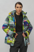 Купить Горнолыжный костюм женский большого размера разноцветный 02278Rz, фото 17