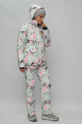 Купить Горнолыжный костюм женский бирюзового цвета 02302-1Br, фото 7