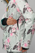 Купить Горнолыжный костюм женский бирюзового цвета 02302-1Br, фото 12