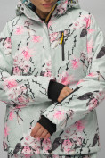 Купить Горнолыжный костюм женский бирюзового цвета 02302-1Br, фото 13