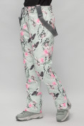 Купить Горнолыжный костюм женский бирюзового цвета 02302-1Br, фото 24