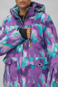 Купить Горнолыжный костюм женский фиолетового цвета 02302-1F, фото 11