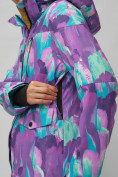 Купить Горнолыжный костюм женский фиолетового цвета 02302-1F, фото 12