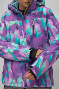 Купить Горнолыжный костюм женский фиолетового цвета 02302-1F, фото 13