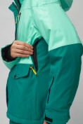 Купить Горнолыжный костюм женский бирюзового цвета 02302Br, фото 12