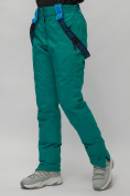Купить Горнолыжный костюм женский бирюзового цвета 02302Br, фото 25