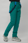Купить Горнолыжный костюм женский бирюзового цвета 02302Br, фото 26