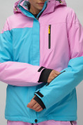 Купить Горнолыжный костюм женский фиолетового цвета 02302F, фото 16