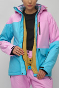 Купить Горнолыжный костюм женский фиолетового цвета 02302F, фото 17
