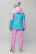 Купить Горнолыжный костюм женский фиолетового цвета 02302F, фото 6