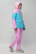 Купить Горнолыжный костюм женский фиолетового цвета 02302F, фото 8