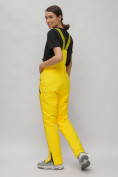 Купить Горнолыжный костюм женский желтого цвета 02302J, фото 26