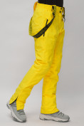 Купить Горнолыжный костюм женский желтого цвета 02302J, фото 29