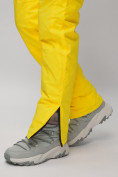 Купить Горнолыжный костюм женский желтого цвета 02302J, фото 34