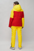 Купить Горнолыжный костюм женский желтого цвета 02302J, фото 7