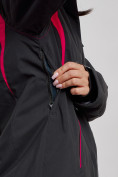 Купить Горнолыжный костюм женский зимний черного цвета 02305Ch, фото 9