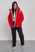 Купить Горнолыжный костюм женский зимний красного цвета 02305Kr, фото 11