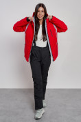 Купить Горнолыжный костюм женский зимний красного цвета 02305Kr, фото 12