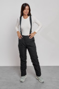 Купить Горнолыжный костюм женский зимний серого цвета 02305Sr, фото 21