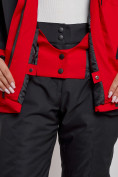 Купить Горнолыжный костюм женский зимний красного цвета 02306Kr, фото 10
