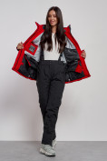 Купить Горнолыжный костюм женский зимний красного цвета 02306Kr, фото 13