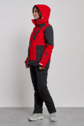 Купить Горнолыжный костюм женский зимний красного цвета 02306Kr, фото 2