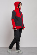 Купить Горнолыжный костюм женский зимний красного цвета 02306Kr, фото 3