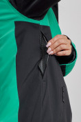 Купить Горнолыжный костюм женский зимний зеленого цвета 02306Z, фото 9