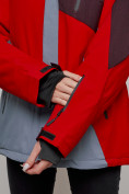 Купить Горнолыжный костюм женский большого размера зимний красного цвета 02308Kr, фото 10