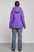 Купить Горнолыжный костюм женский зимний фиолетового цвета 02316F, фото 4