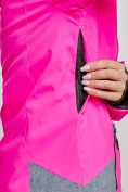 Купить Горнолыжный костюм женский зимний розового цвета 02316R, фото 10