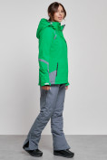 Купить Горнолыжный костюм женский зимний зеленого цвета 02316Z, фото 3